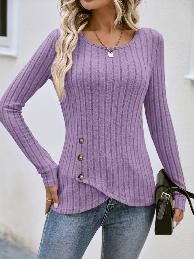 Mara - Pullover met Ronde Hals