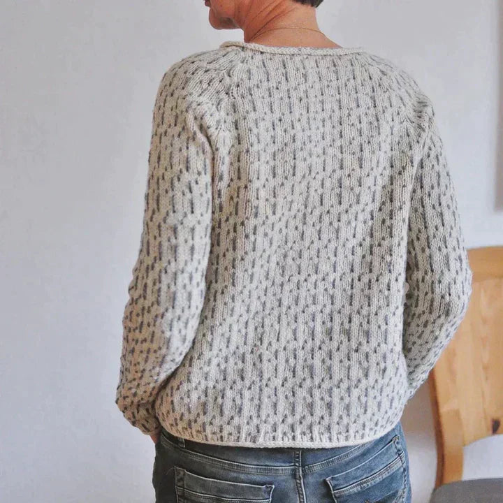 Mila - Elegante Grijze Pullover