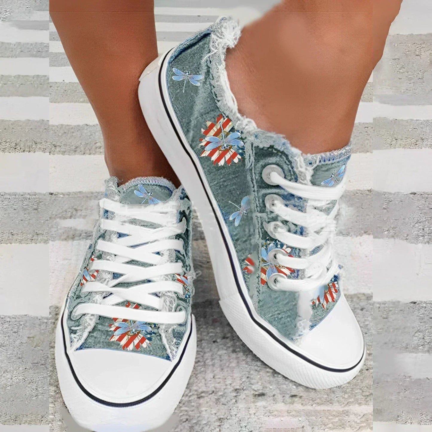 BlossomStep - Sneakers met Bloemenprint