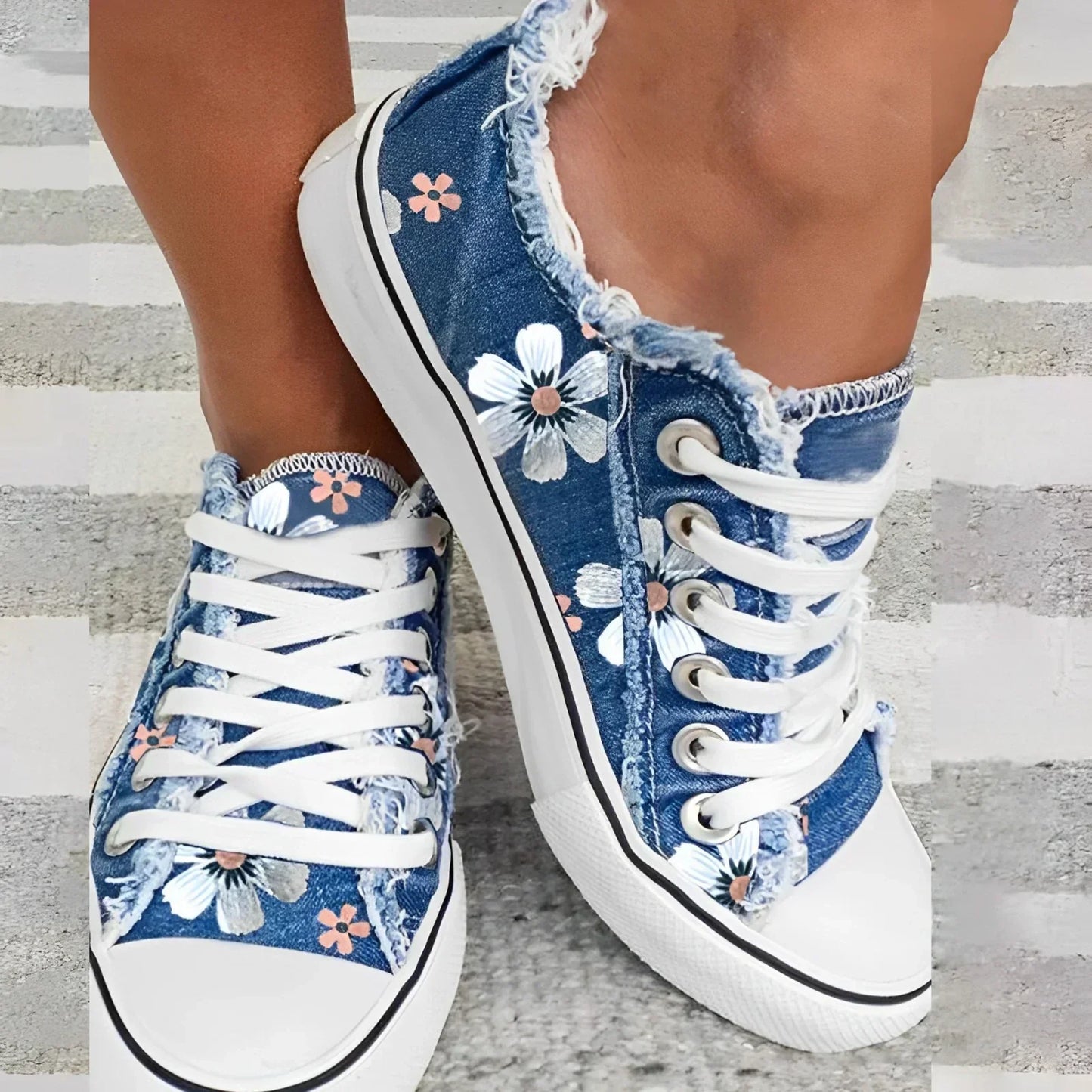 BlossomStep - Sneakers met Bloemenprint