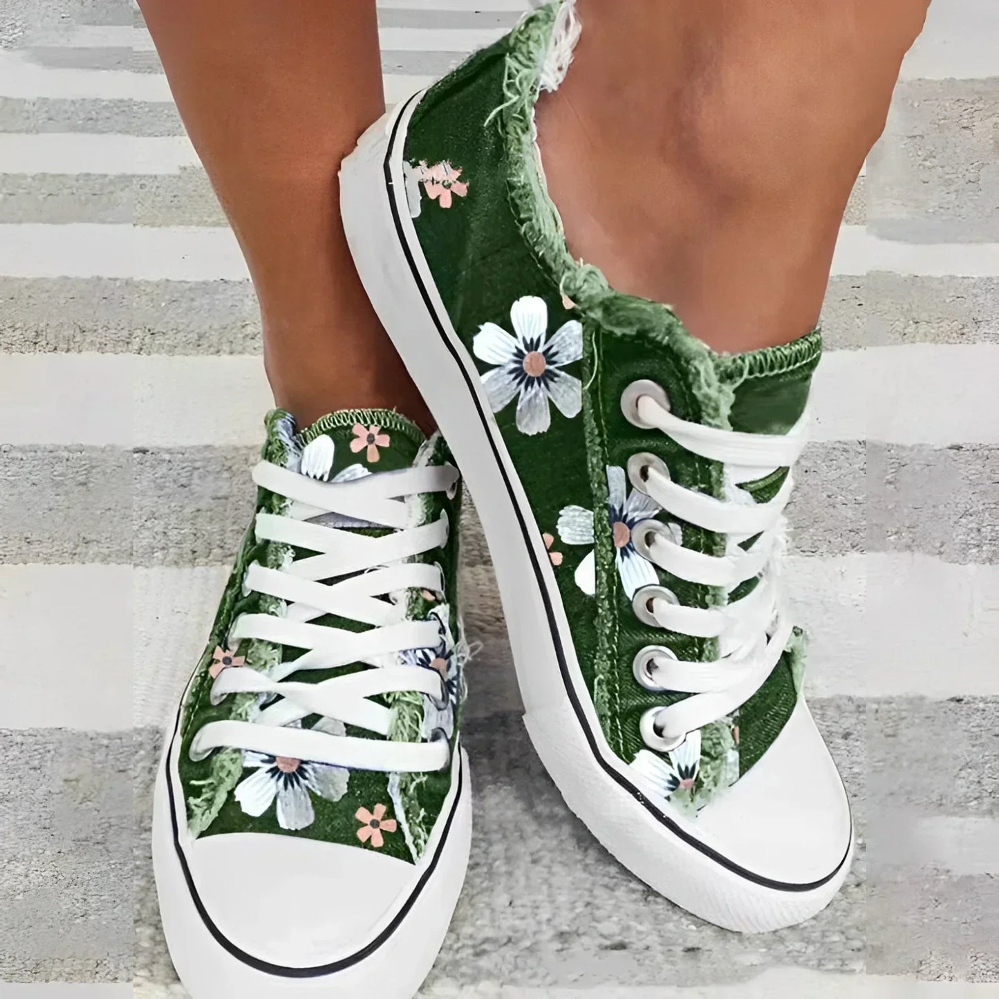 BlossomStep - Sneakers met Bloemenprint